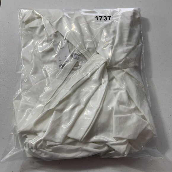 New York & Company 7th Avenue Design Studio Puff Sleeve Tie Front Top S NWT - Picture 13 of 13